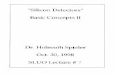 Silicon Detectors Basic Concepts I1 - Stanford University