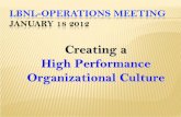 Creating a High Performance Organizational Culture - Larry Liberty
