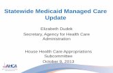 Statewide Medicaid Managed Care Update - Agency for Health
