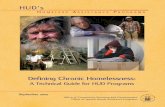 Defining Chronic Homelessness - OneCPD
