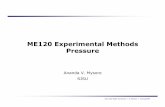 ME120 Experimental Methods Pressure - San Jose State University