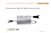 Enphase Microinverter Model M215 - Blue Pacific Solar