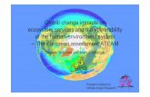 Global change impacts on ecosystem services and the ...