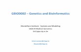 GBIO0002 Genetics and Bioinformatics - bio3.giga.ulg.ac.be
