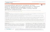 RESEARCH Open Access Comparative genomic analysis of ten ...
