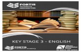 KEY STAGE 3 ENGLISH - Fortis Academy