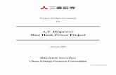 Project Design Document: A.T. Biopower Rice Husk Fuelled ...