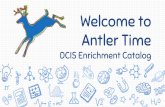 Welcome to Antler Time DCIS Enrichment Catalog