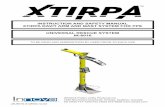 INSTRUCTION AND SAFETY MANUAL XTIRPA DAVIT ARM AND …