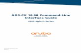 AOS-CX 10.08 Command-line Interface Guide for 6200 Switches