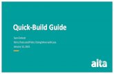 Quick-Build Guide, Toolbox Tuesday, January 12, 2021