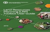 Land Resources Planning (LRP) Toolbox User Guide