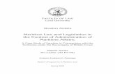 Maritime Law and Legislation in the Context of ...