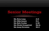 Senior Meetings - shakopee.k12.mn.us