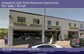 Shepperton High Street Restaurant Opportunity For Sale ...