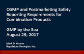 CGMP and Postmarketing Safety Reporting Requirements for ...