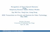 Recognition of Visual Speech Elements Using Adaptively ...