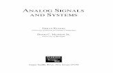 ANALOG SIGNALS AND SYSTEMS - gbv.de
