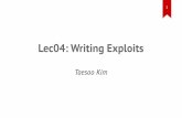 Lec04: Writing Exploits