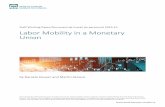 Labor Mobility in a Monetary Union - Bank of Canada