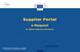 Supplier Portal - Europa