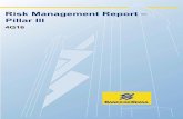 Risk Management Report – Pillar III