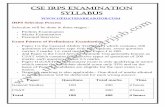CSE IRpS Examination Syllabus - updatesarkarijob.com
