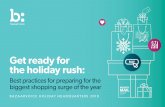 Get ready for the holiday rush - Bazaarvoice