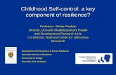 Childhood Self-control: a key component of resilience?