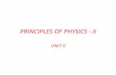 PRINCIPLES OF PHYSICS - II