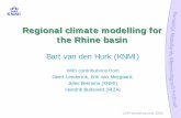 Regional climate modelling for the Rhine basin