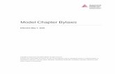 Model Chapter Bylaws - Appraisal Institute