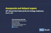 Anorgasmia and delayed orgasm