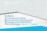 FAO Corporate Environmental Responsibility Strategy 2017-2020