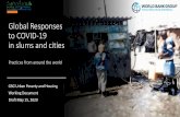 Global Responses to COVID-19 in slums and cities