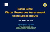 Basin Scale Water Resources Assessment using Space Inputs