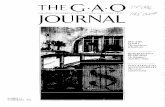 The GAO Journal, No. 13, Summer/Fall 1991