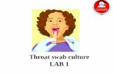 Throat swab culture LAB 1 - HUMSC