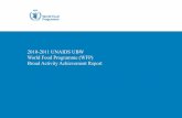 2010-2011 UNAIDS UBW World Food Programme (WFP) Broad ...