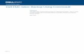 Dell EMC Isilon: Backup Using Commvault