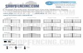 ShopFencing.com Aluminum Double Walkway Gate Specifications