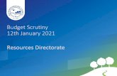 Click to edit Master title style Budget Scrutiny 12th ...