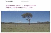 Water and Leachate Management Plan