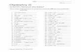 02 Scientific Notation Worksheet Chem 11 Unit II