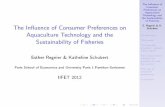 The In uence of Consumer Preferences on Aquaculture ...