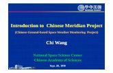 Introduction to Chinese Meridian Project
