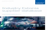 Industry Estonia supplier database