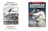 American LEVELED BOOK • W Sports Legends American