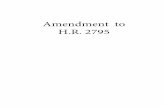 Amendment to H.R. 2795