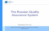 The Russian Quality Assurance System